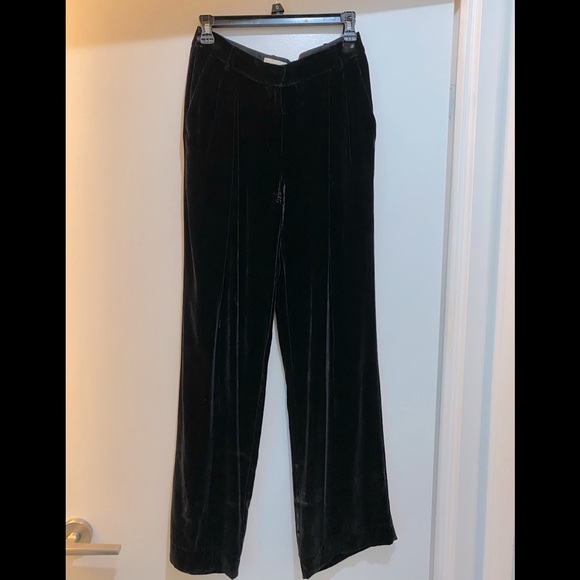 Wide Leg Velvet Trousers - Picture 1 of 1